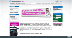 Desktop Screenshot of eshop.konicaminolta.sk